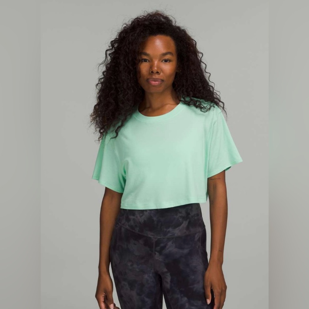 lululemon all yours cropped tee